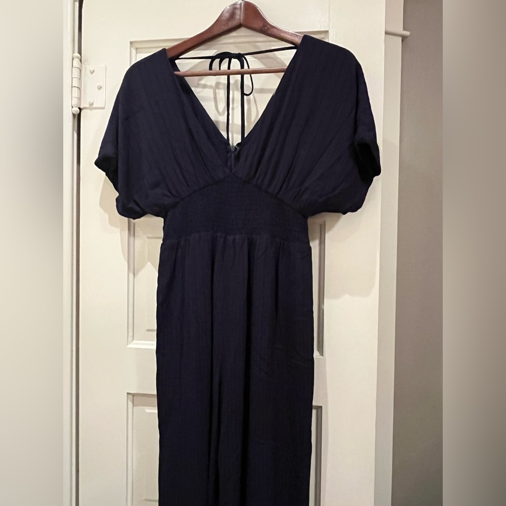 Navy Blue Women's Jumpsuit
